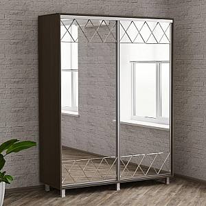 Шкаф-купе PS Д-100 (гравировка) Венге