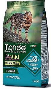Сухой корм для кошек Monge DRY CAT BWILD GF STERILISED Tuna/Peas 1.5 кг
