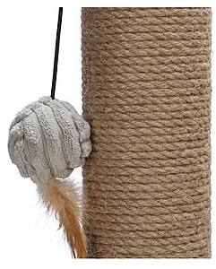 Когтеточка для кошек Beeztees кошачий скребок RIBBED LGrey