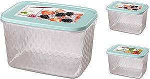 Set de recipiente alimentare Bytplast Phibo Cristal (45591)