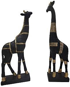Декор для интерьера LuxDecor Жираф 2ps 358-10 Черный