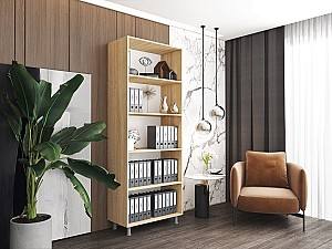 Etajera Mobildor Lux DD (80x40x210H cm) Stejar Sonoma