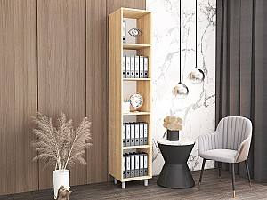 Etajera Mobildor Lux Birou-3 (40x38x210H cm) Stejar Sonoma