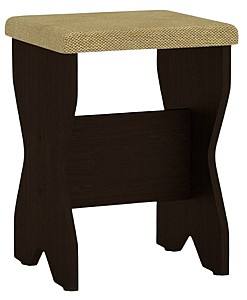 Табуретка KompaniT Т-1 Венге (Коричневый)/Торонто Браун (Бежевый)