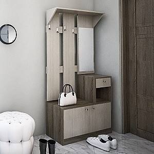 Прихожая PS П-1 Трюфель / Шамони Светлый