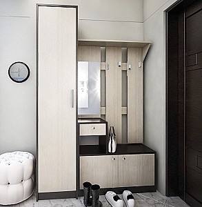 Прихожая PS П-1 + П-43 Венге / Шамони Светлый