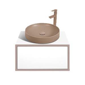 Шкаф под умывальник Aquatoria 50.01 Terra 600x500/Naomi 455x455