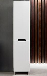 Шкаф пенал Bayro Etna с корзиной 416x1900 Правый Белый Мат