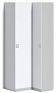 Угловой шкаф Ambianta Amigo Серый / Белый