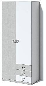 Dulap Ambianta Amigo 2D Gri / Alb