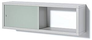 Raft de perete Ambianta Amigo 1.3 m (sticla) Gri / Alb