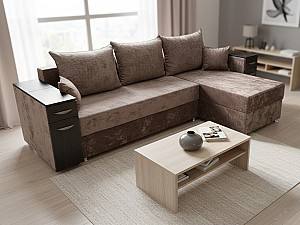 Canapea coltar Elegant Style B2 Maro