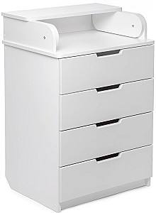 Comoda copii Happy Baby 600 MDF Alb