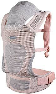 Marsupiu pentru bebelusi Kikka Boo Hoody Fly Knit Pink