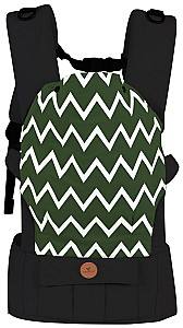 Marsupiu pentru bebelusi Moni Explorer Dark Green