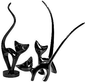 Декор для интерьера DP Деко Кошки Черные (3 pcs)