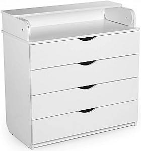 Comoda copii Happy Baby Pro 800 PAL White