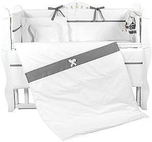 Lenjerie de pat PernaMea Elegance Gri (8 piese)