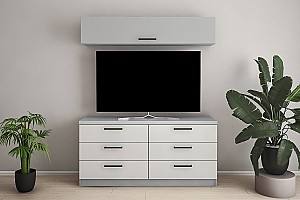 Living PS Y-8 (TV-1.5 m) 1.5 m Gri / Gri Deschis