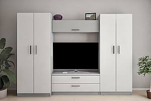 Living PS Iulia Maxi Y (TV-1.2 m) 2.8 m Gri / Gri Deschis