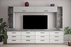 Стенка PS У-10 3 м Серый / Светло Серый