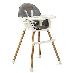 Стул трансформер для кормления MoMi 3in1 Reki Dark Grey