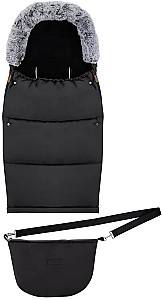 Зимний чехол для колясок MoMi Sardi 2in1 Black