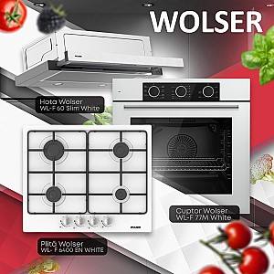 Комплект встраиваемой техники Wolser WL- F 6400 EN WHITE + WL-F 77M White + WL-F 60 Slim White