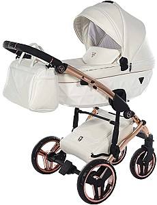 Коляска 2 в 1 Junama Diamond Fluo V3 White-Gold