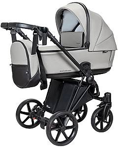 Коляска 2 в 1 Angelina Enigma Eco Leather Light Grey