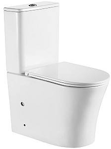 Vas WC NOMI Aura Rimless alim. infer. orizontal Soft close Easy Release UF