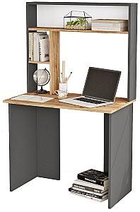 Masa de birou Trendy BR2-AA Pin Atlantic (Bej)/Antracit (Gri)