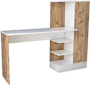 Masa de birou Trendy CT2-AW Pin Atlantic (Bej)/Alb