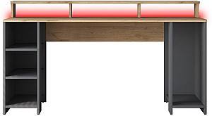 Письменный стол Trendy HA122 3000 Орех (Коричневый)/Антрацит (Серый)