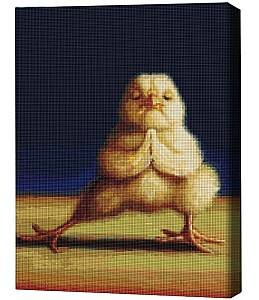 Алмазная картина BrushMe Йога-цыплёнок, Lucia Heffernan 40*50 см (без упаковки)
