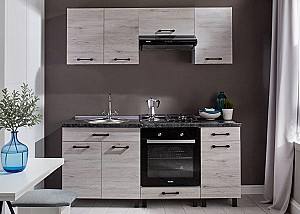 Set mobila bucatarie Ambianta Iris 1.8 m Alb Samoa