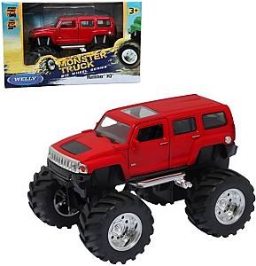 Игрушечная машина Welly Monster Truck Hummer H3