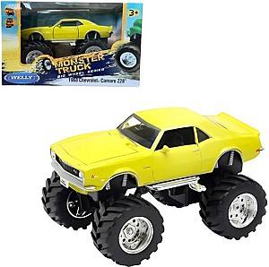 Игрушечная машина Welly Chevrolet Camaro Z28 1968 Yellow