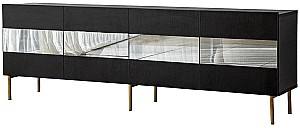 Tumba pentru televizor Trendy Leon Auriu/Fumuriu (Gri)