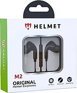 Наушники HELMET 3.5mm with Mic M2 Series Black