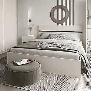 Кровать Yasen Лондон LOZ160 Кашемир / Антрацит