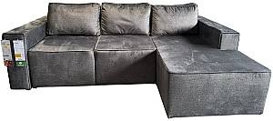 Canapea coltar Sofyno Hugo Gri inchis