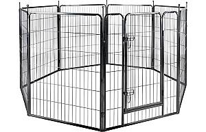 Клетка для собак Flamingo ZECTA Black 205x196x100cm