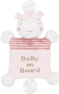 Jucarie de plus Kikka Boo Baby on Board Hippo Dreams