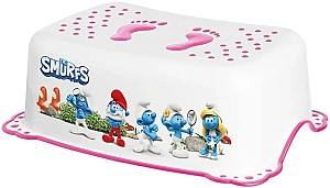 Inaltator baie copii Maltex The Smurfs White/Pink