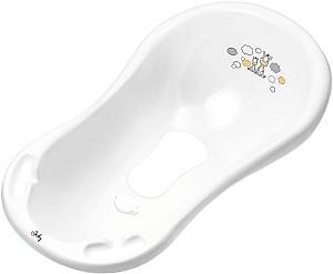 Cada pentru bebelusi Maltex Anti-Slip Zebra White 84 cm