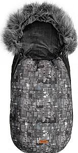 Husa de iarna pentru carucioare Sensillo Graphite Dots