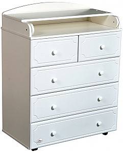 Comoda copii Eucalyptus Fabio Plus (DSK-FP101) White