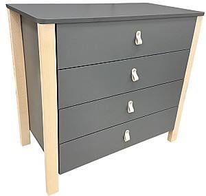 Comoda copii Eucalyptus Karol Plus (DSK-KP04)  Grafit/Natural