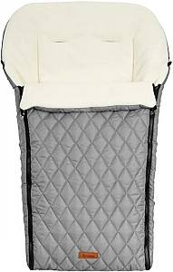 Husa de iarna pentru carucioare Sensillo Quilted Polar Romper Grey